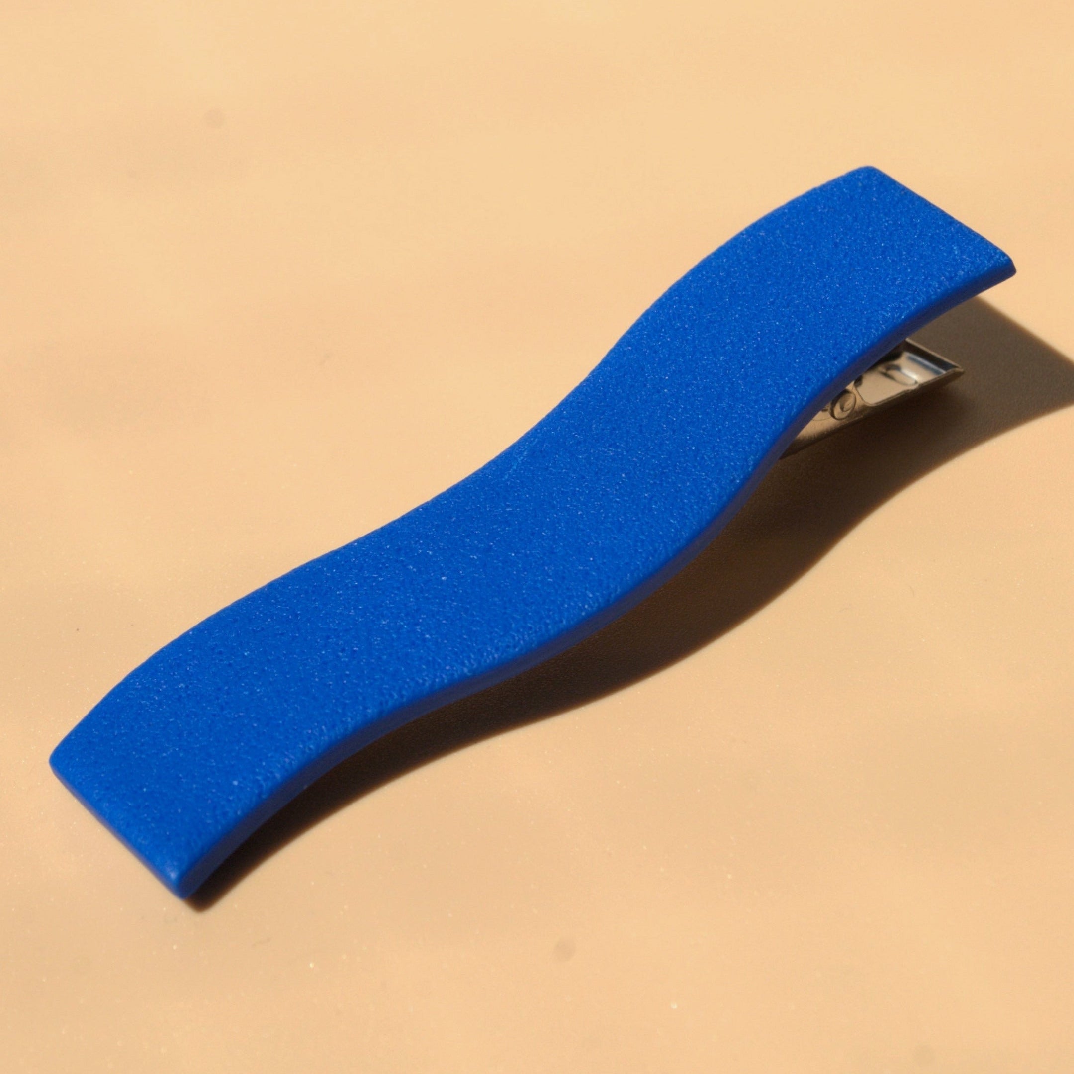 Blaue Haarklammer von Santoclay Handmade