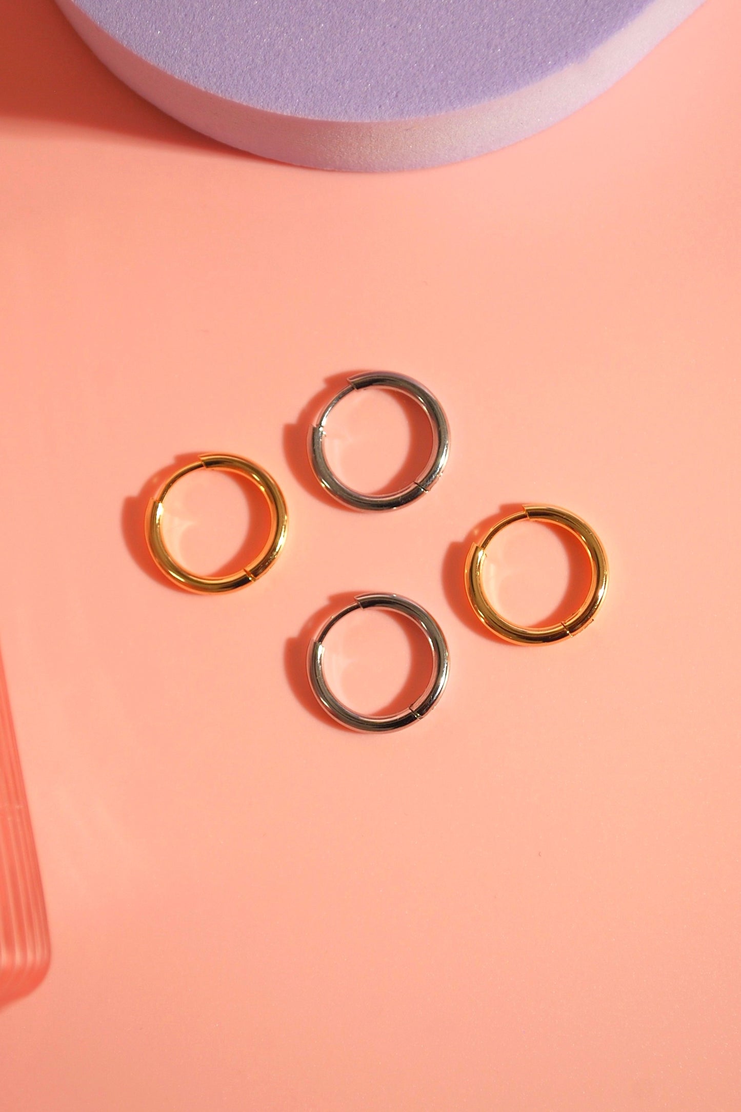 Creolen für jeden Tag – Edelstahl oder 24K Gold