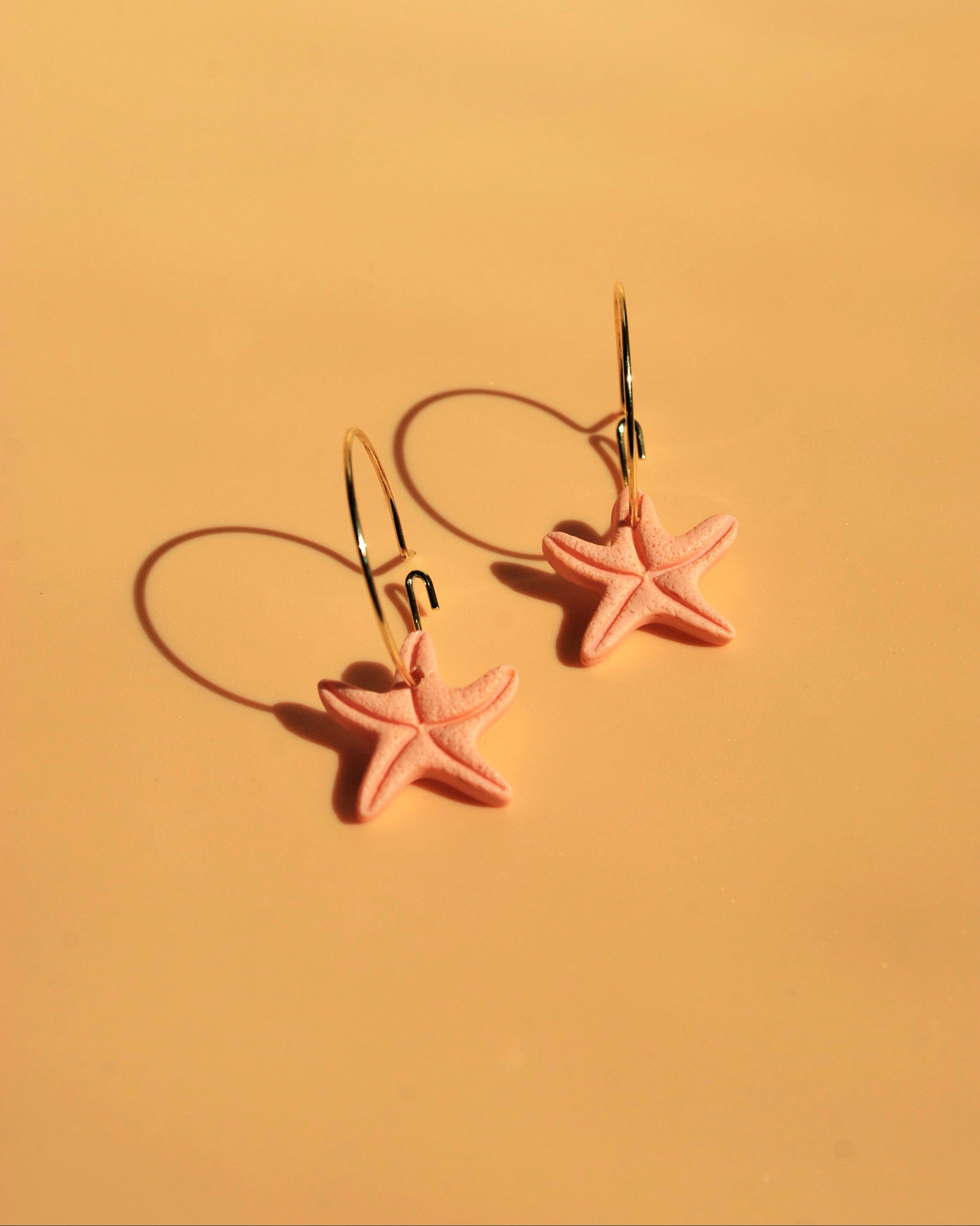 18K vergoldete Edelstahl-Creolen mit Urlaubsfeeling