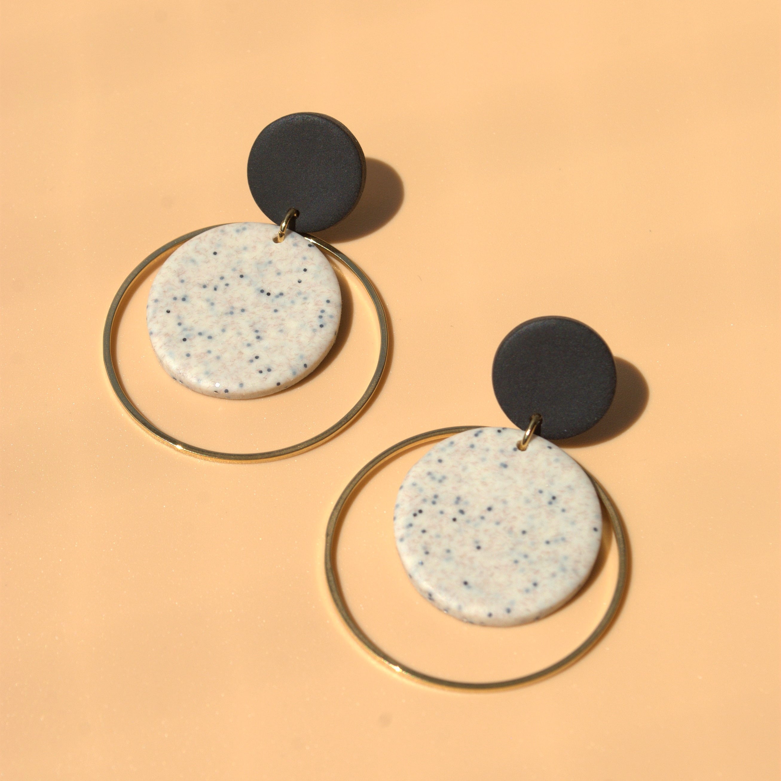 Santorini – Boho Statement-Ohrringe mit 24K Vergoldung