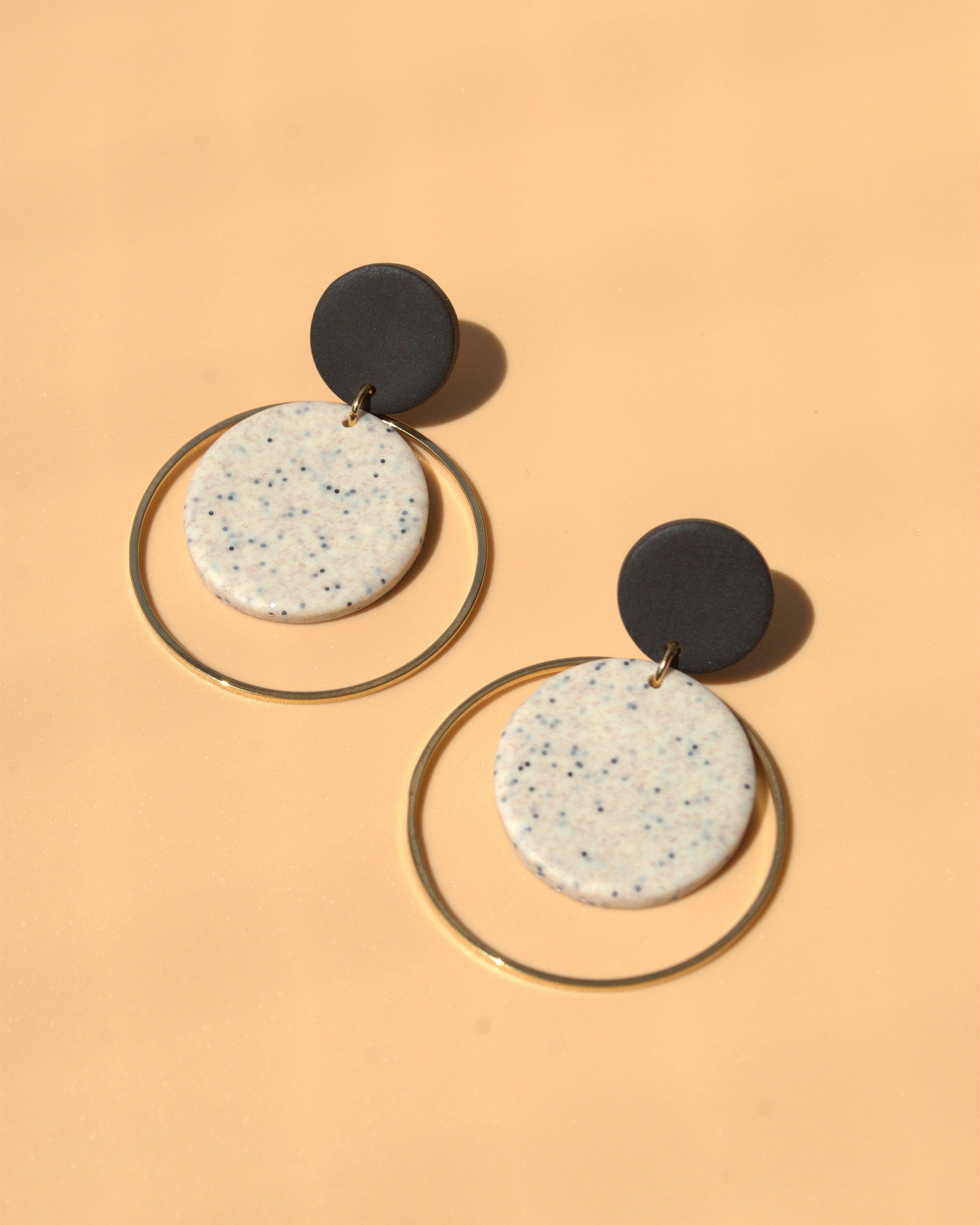 Santorini – Boho Statement-Ohrringe mit 24K Vergoldung