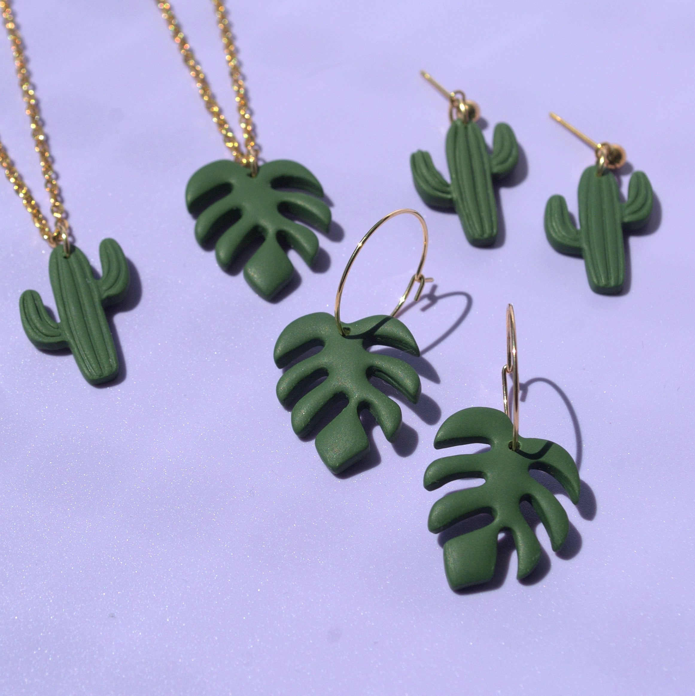 Santoclay Ohrschmuck – handgemachte Pflanzen-Ohrringe