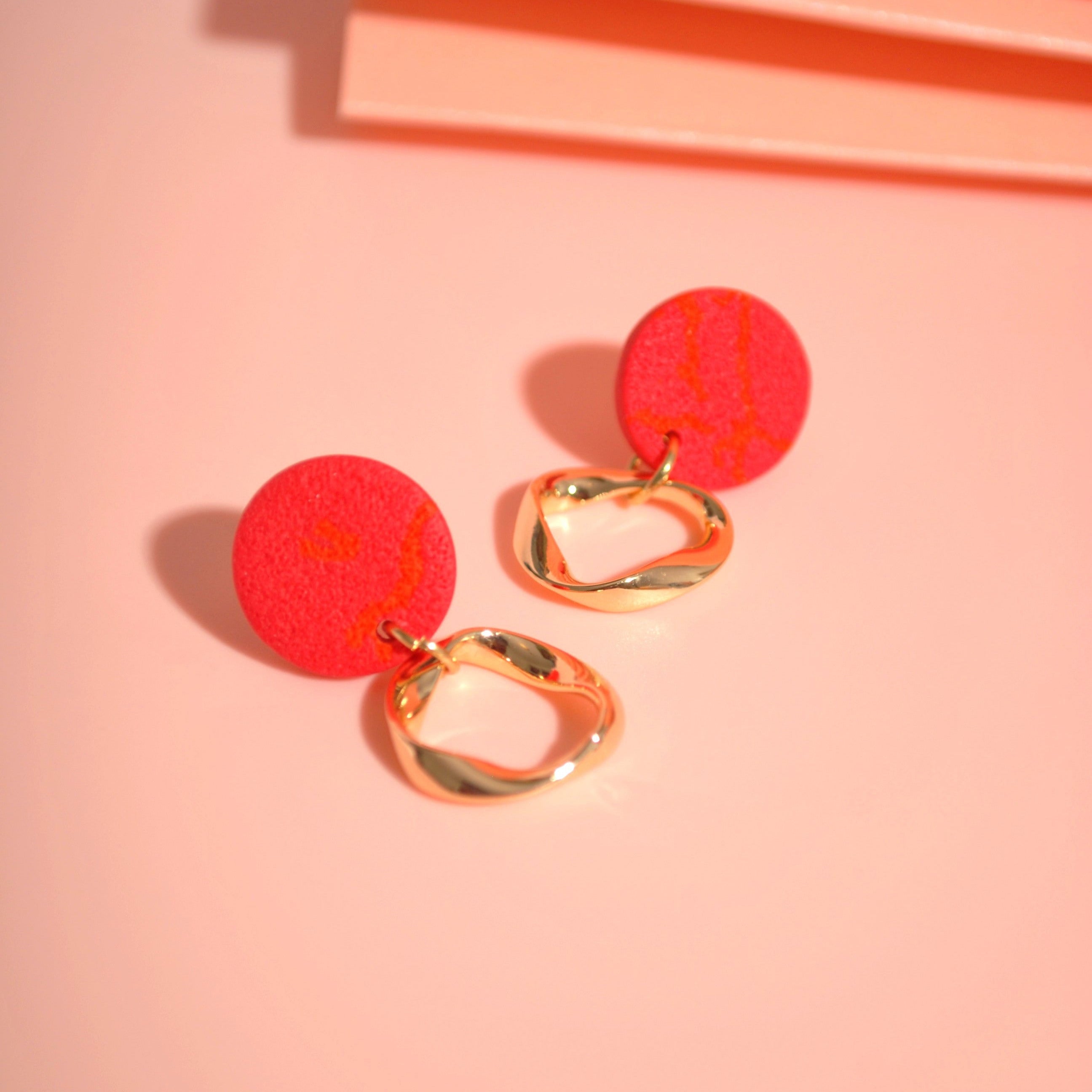 Vergoldete Ohrstecker für empfindliche Haut – handmade in München