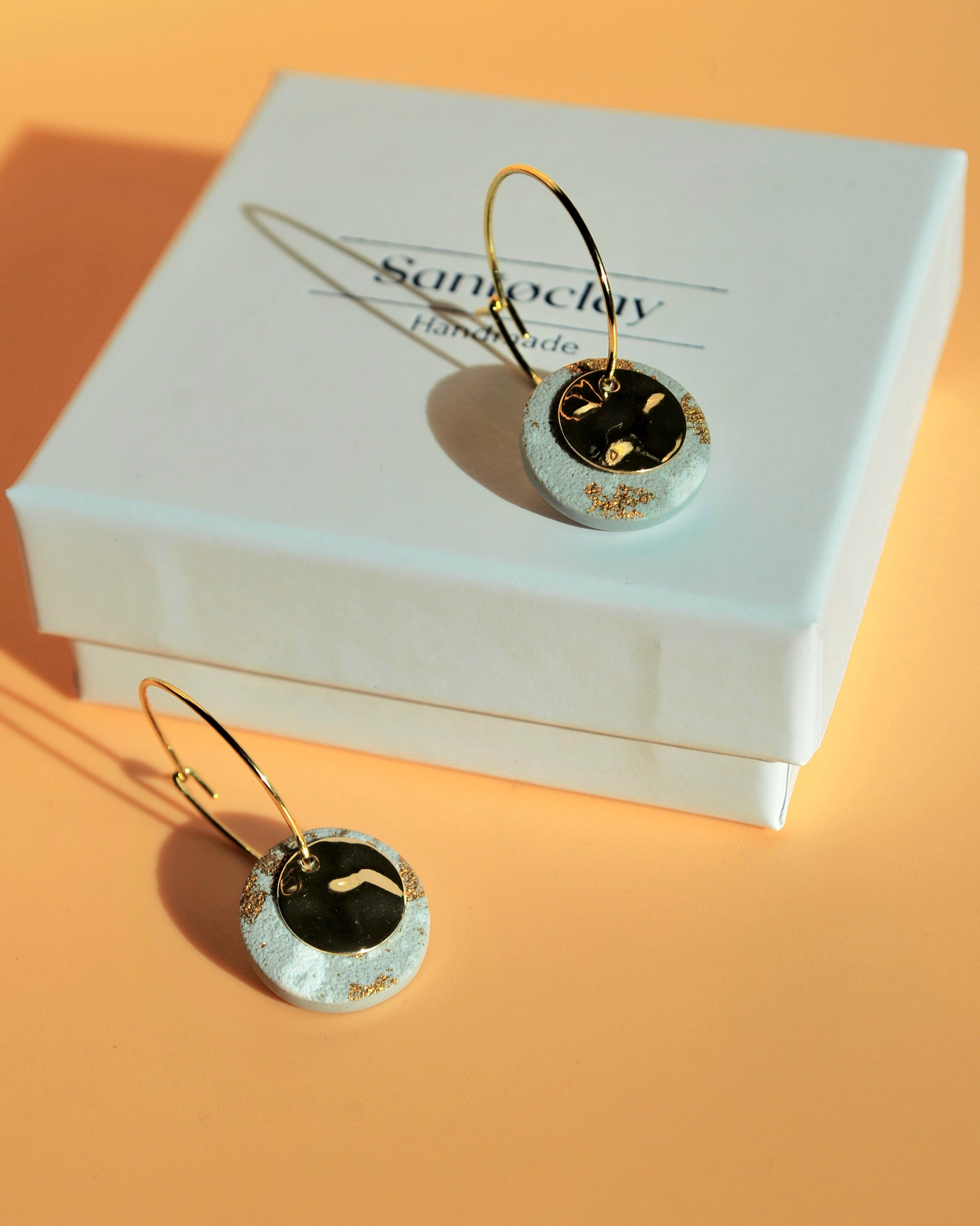 Schlichte vergoldete Creolen für den Alltag – Modell Maria