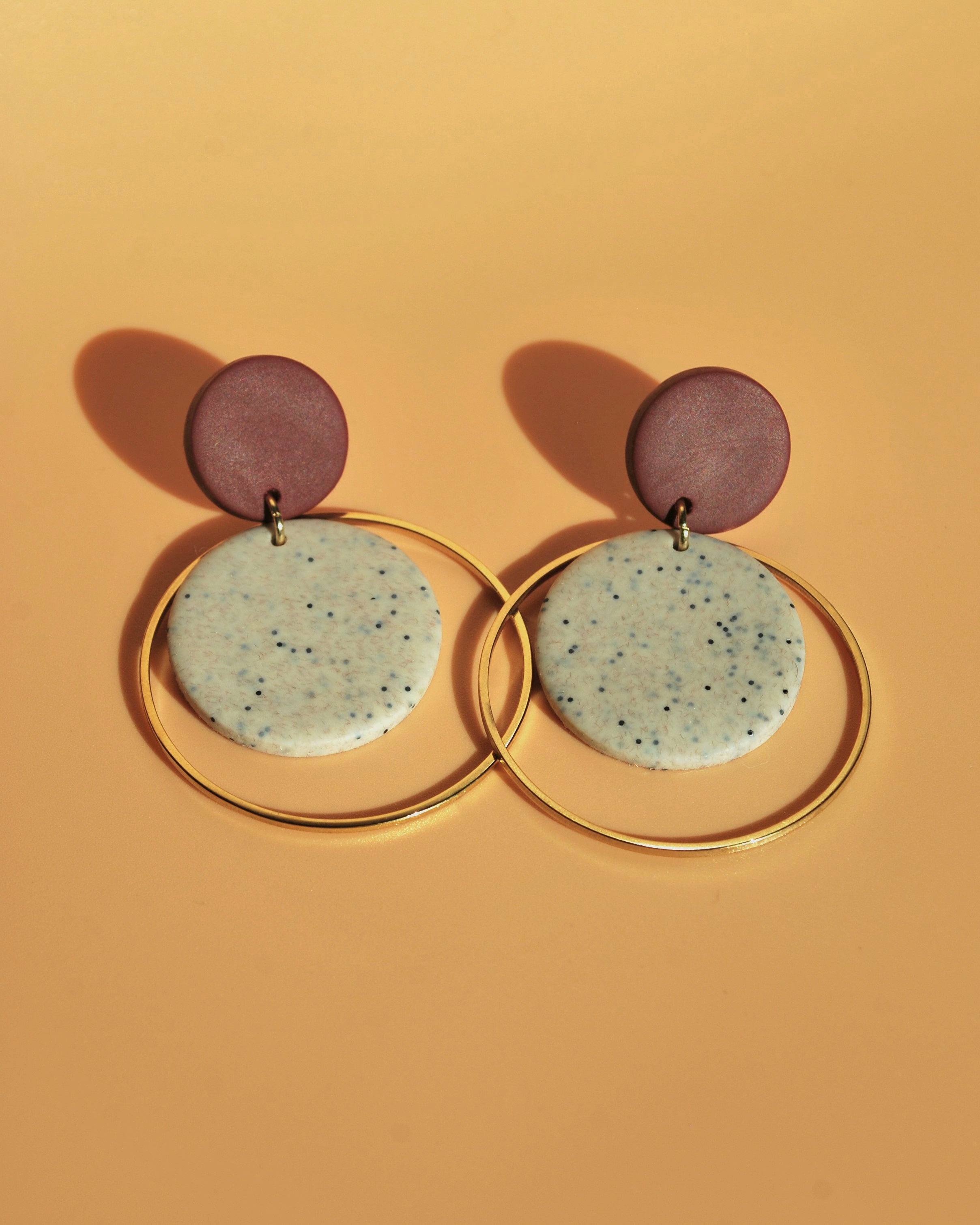 Boho-inspirierte Ohrstecker – aus 24K vergoldetem Chirurgenstahl