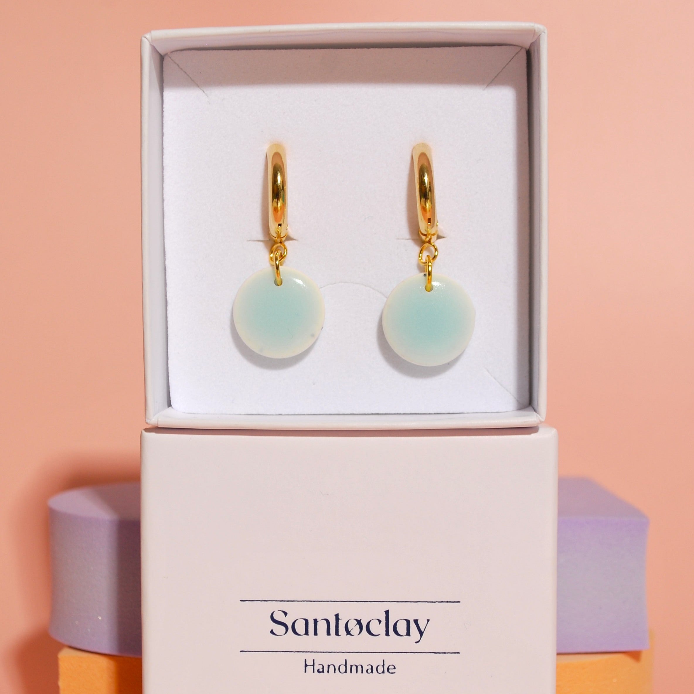 Santoclay Creolen in edler Box – ideales Geschenk