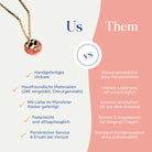 Vergleich zwischen dem Maria Schmuckset Rosa von Santoclay und herkömmlichem Modeschmuck