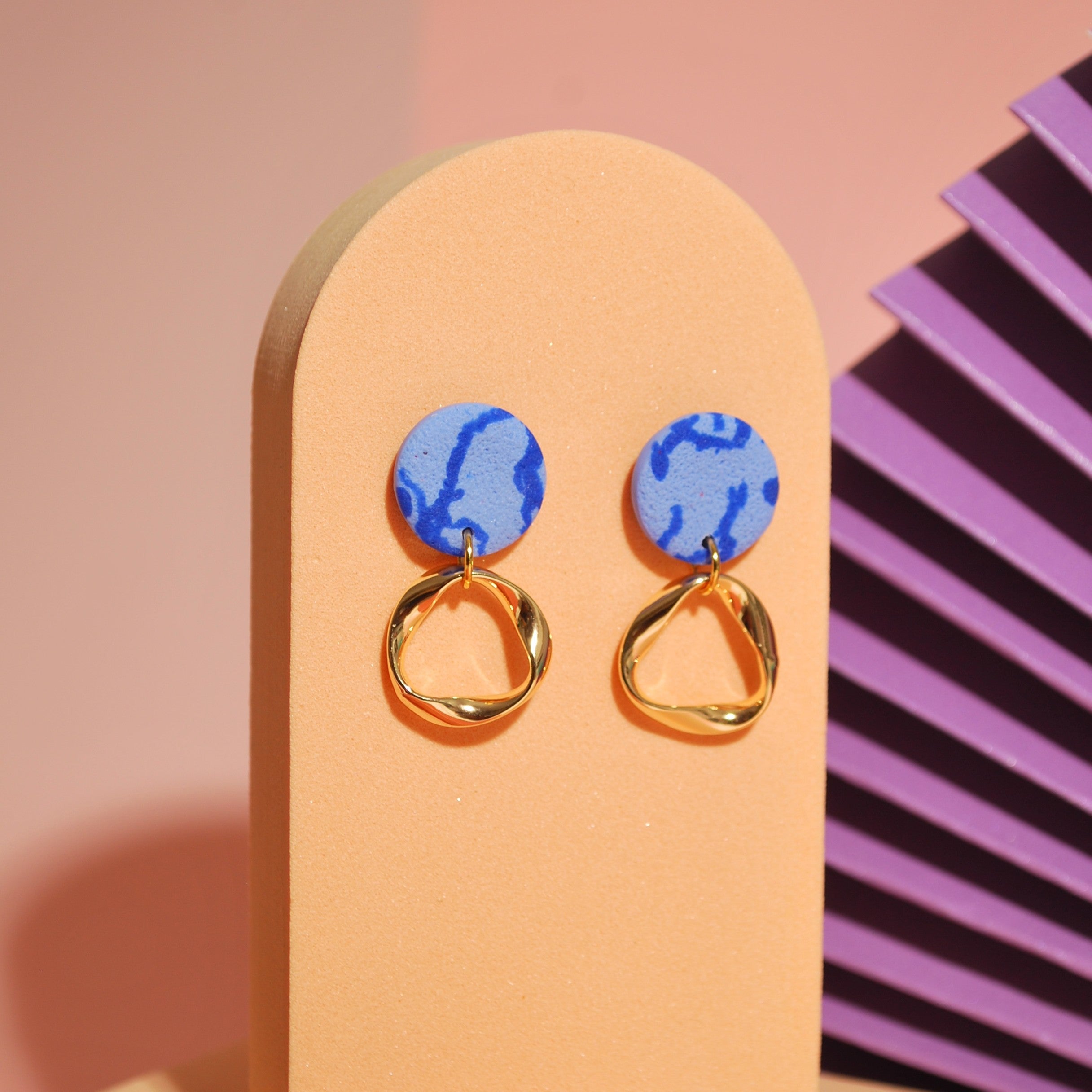 Santoclay Design-Ohrringe – handmade in München