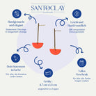 Vorteile der Linda langen Ohrringe 18k vergoldet von Santoclay im Überblick