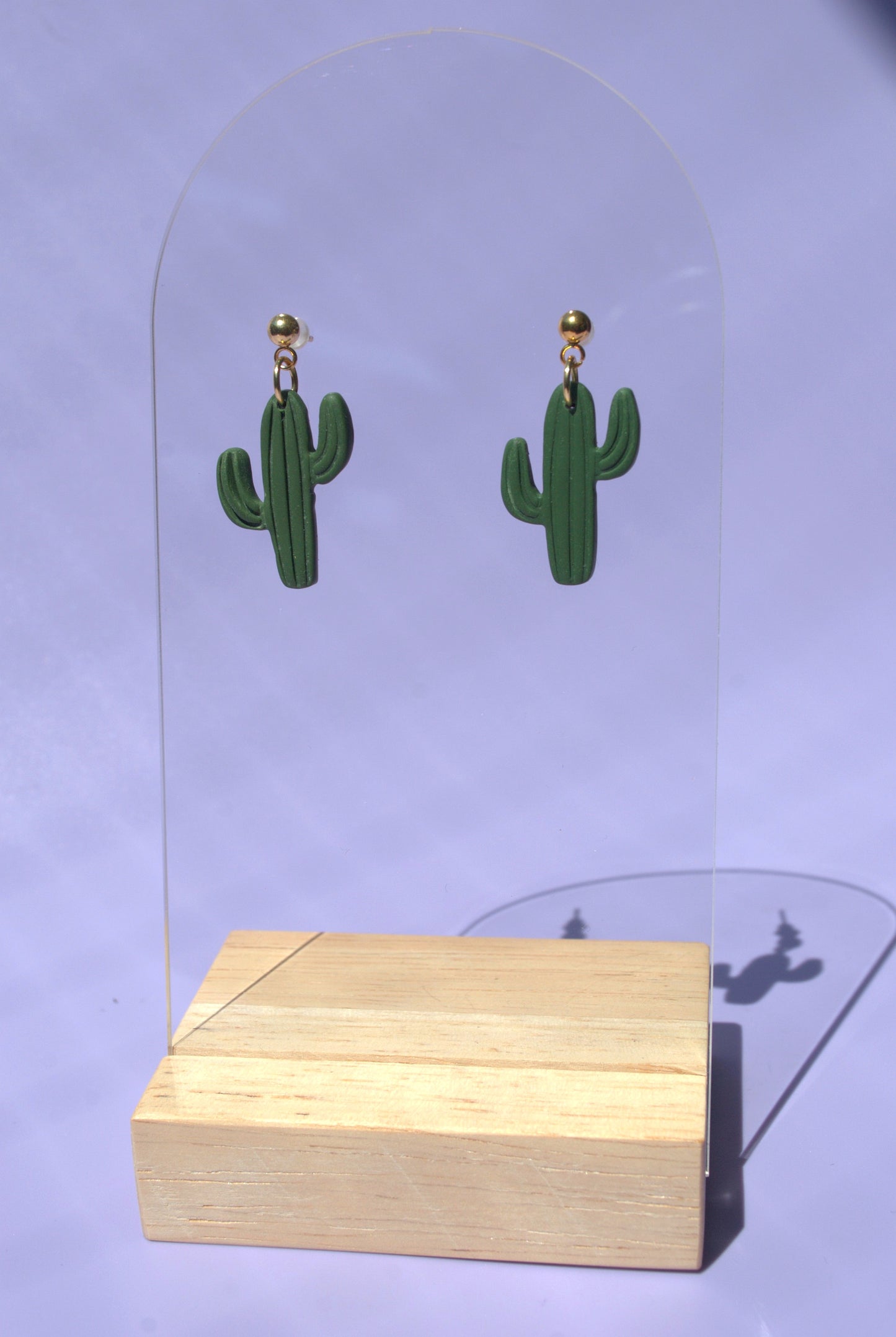 Cactus | Des boucles d'oreilles 