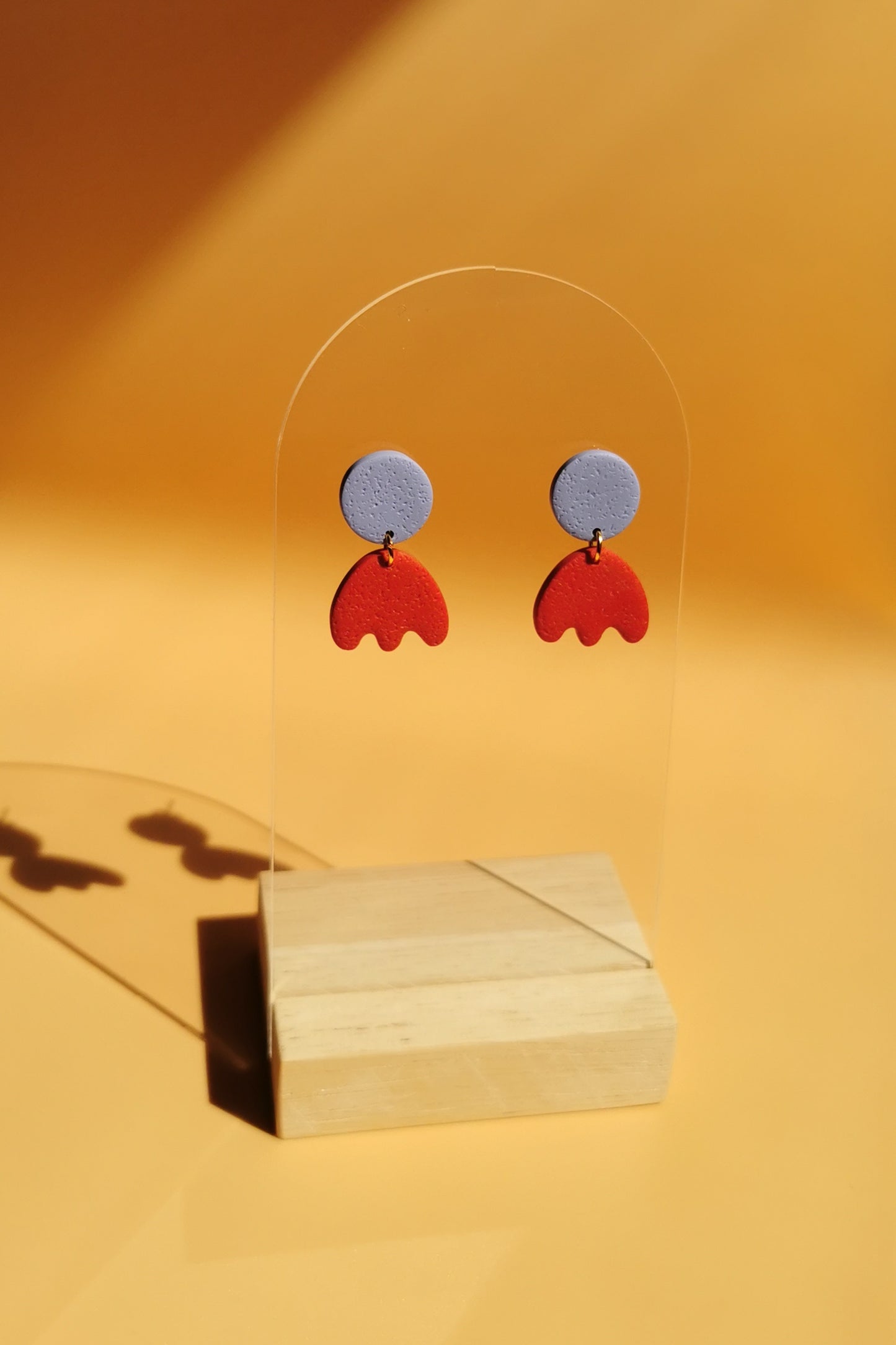 Lena | Colorful earrings | 24k gold plated 