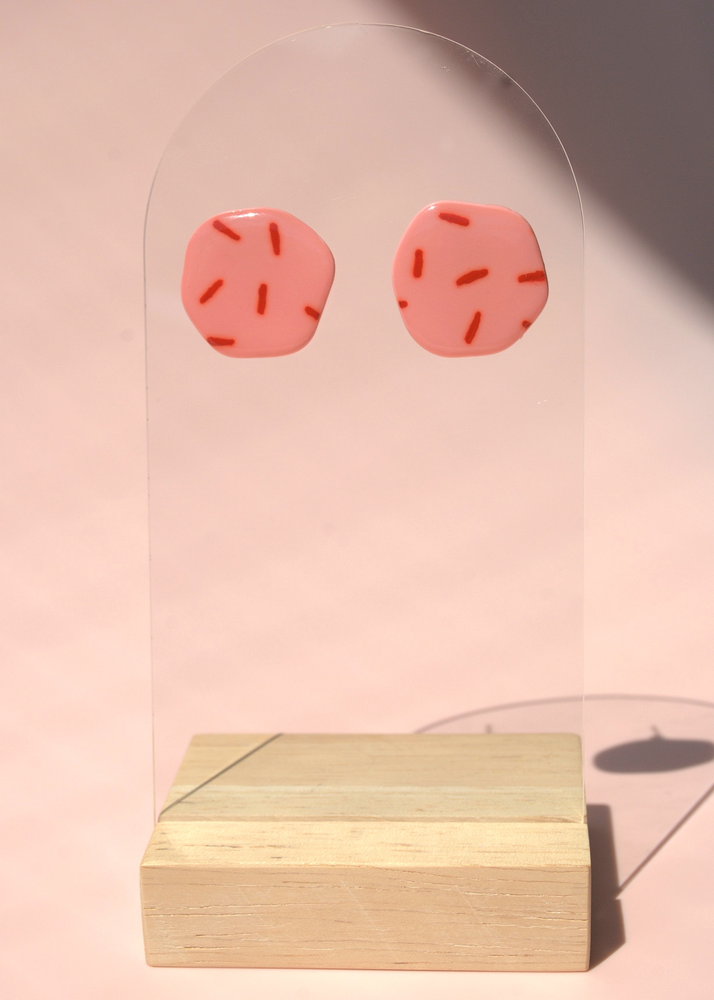 Bunte Statement-Ohrstecker aus Polymer Clay – handgefertigt