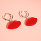 Statement-Ohrringe mit roten Lippen – Santoclay Handmade