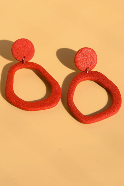 Santoclay Statement-Schmuck in kräftigem Rot