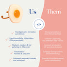 Vergleich zwischen dem handgemachten Eggstasy Ring von Santoclay und herkömmlichem Modeschmuck