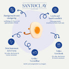 Vorteile des handgemachten Eggstasy Rings aus Polymer Clay und Edelstahl von Santoclay im Überblick