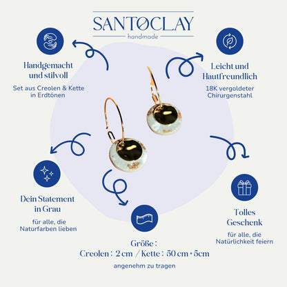  Vorteile des Maria Schmucksets in Grau von Santoclay im Überblick
